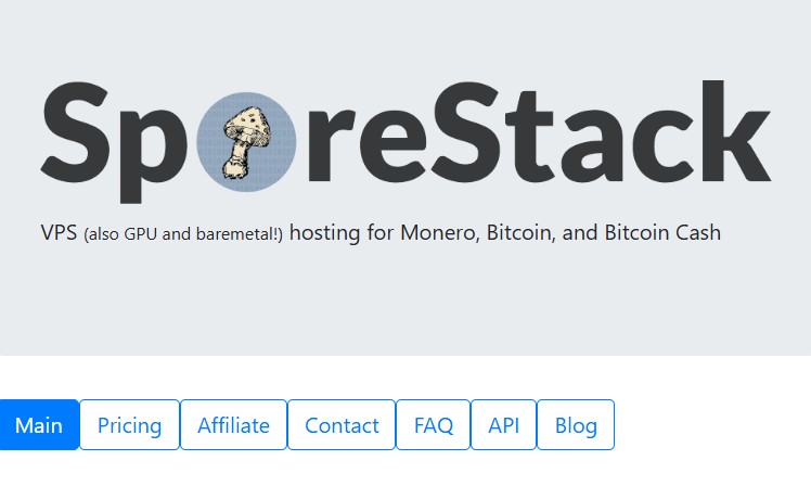 Bitcoin VPS on SporeStack