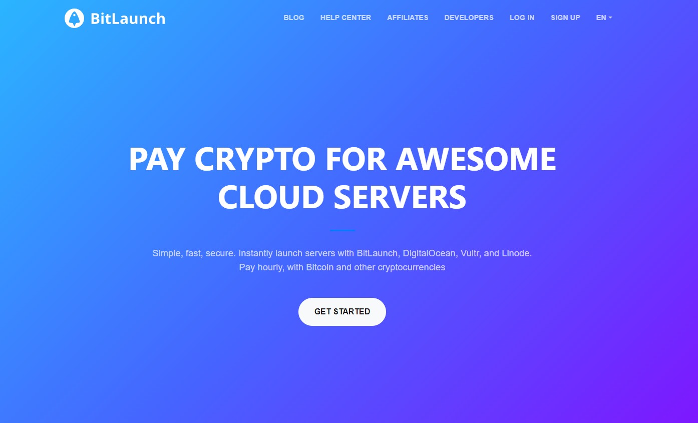 Bitcoin VPS on BitLaunch