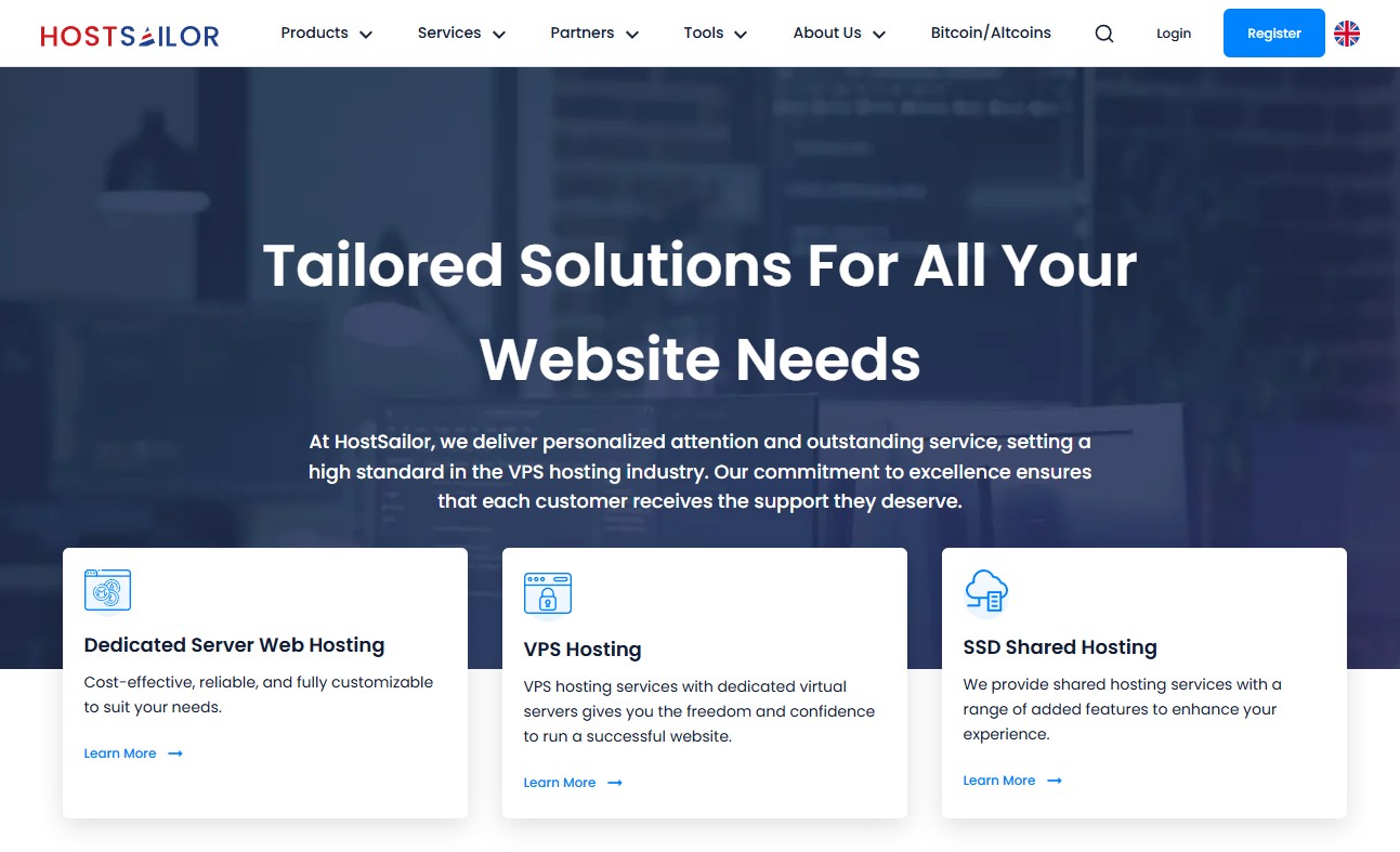 Bitcoin VPS on HostSailor