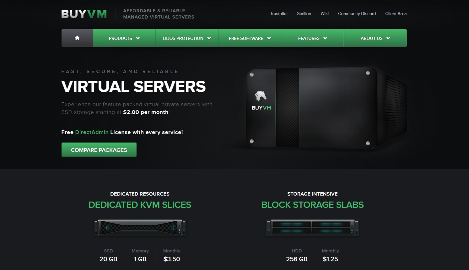 Bitcoin VPS on BuyVM