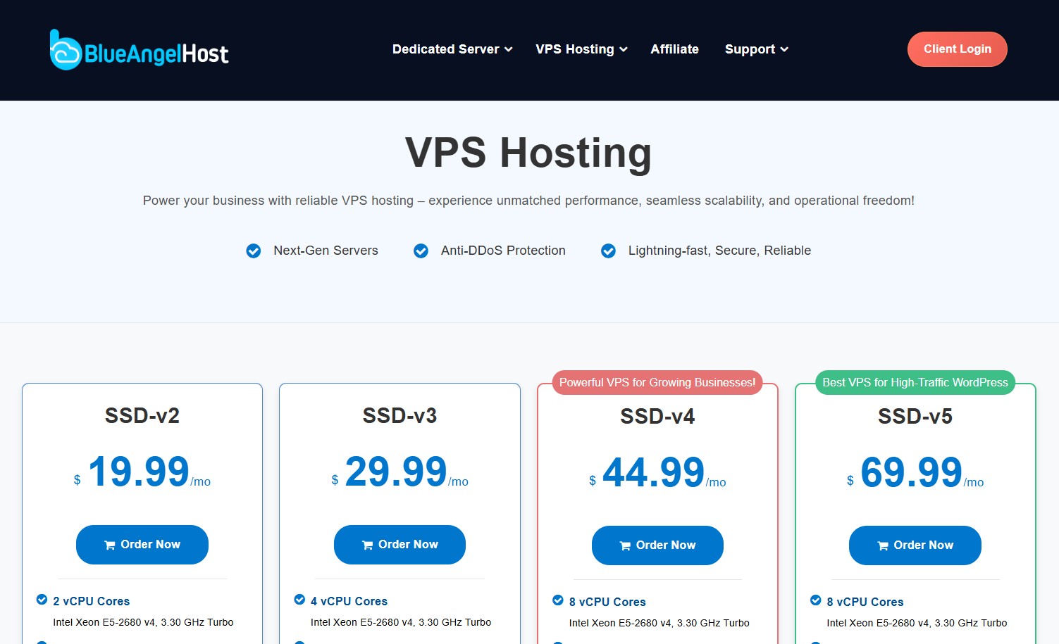 Bitcoin VPS on BlueAngelHost