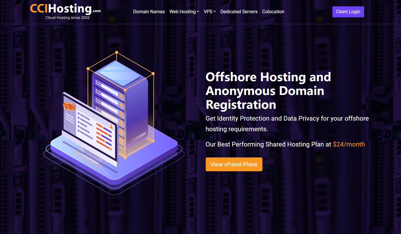 Bitcoin VPS on CCIHosting