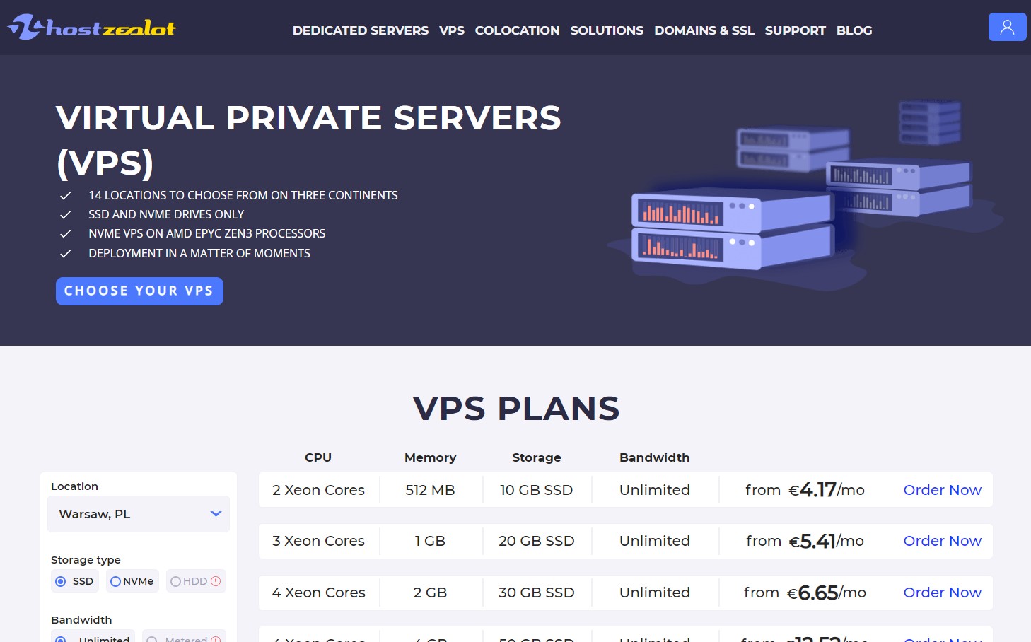 Bitcoin VPS on HostZealot