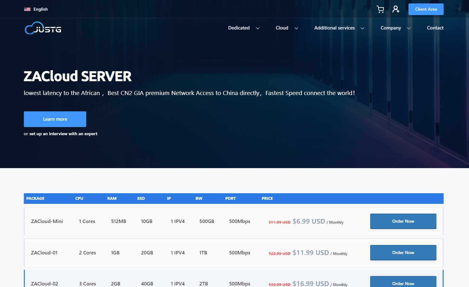 Bitcoin VPS on JustG