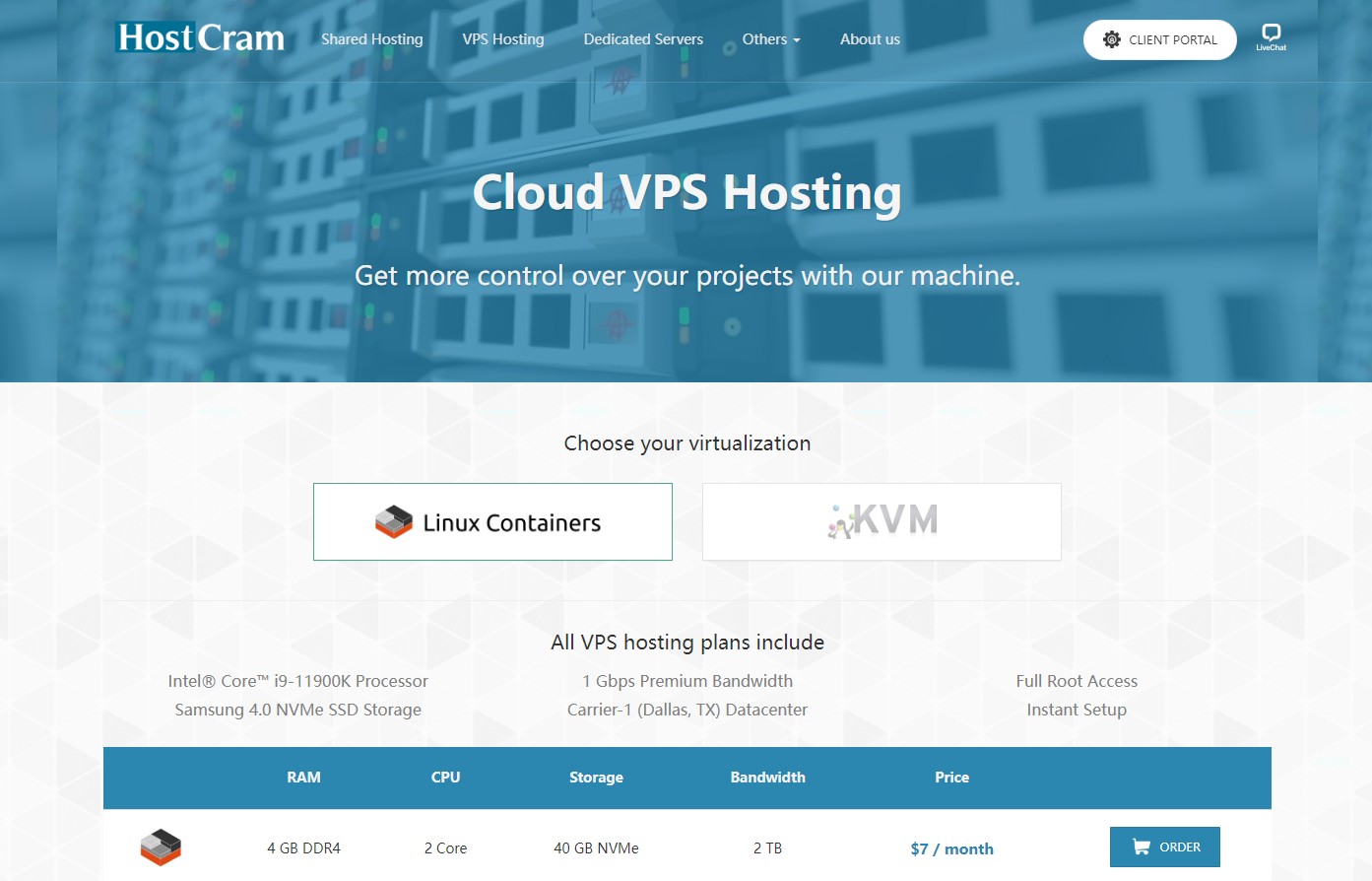 Bitcoin VPS on HostCram