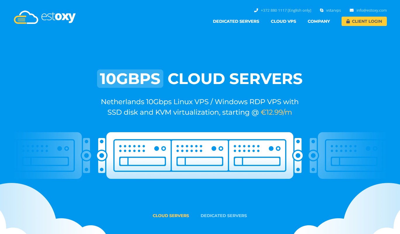 Bitcoin VPS on Estoxy