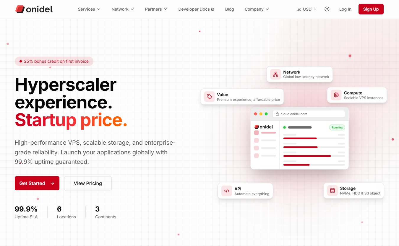 Bitcoin VPS on Onidel