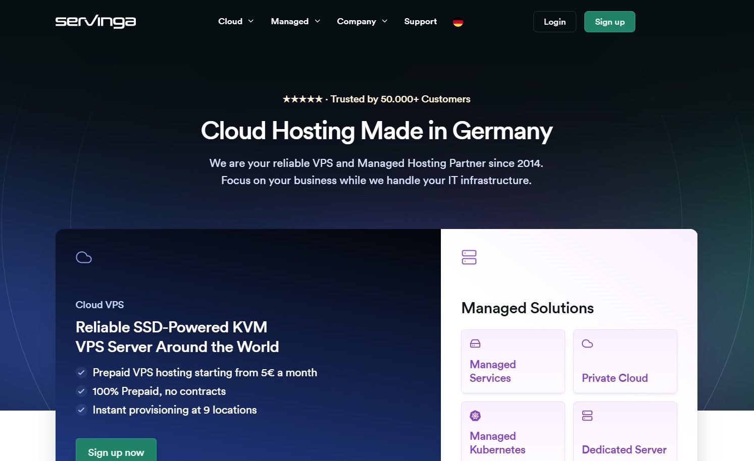Bitcoin VPS on Servinga