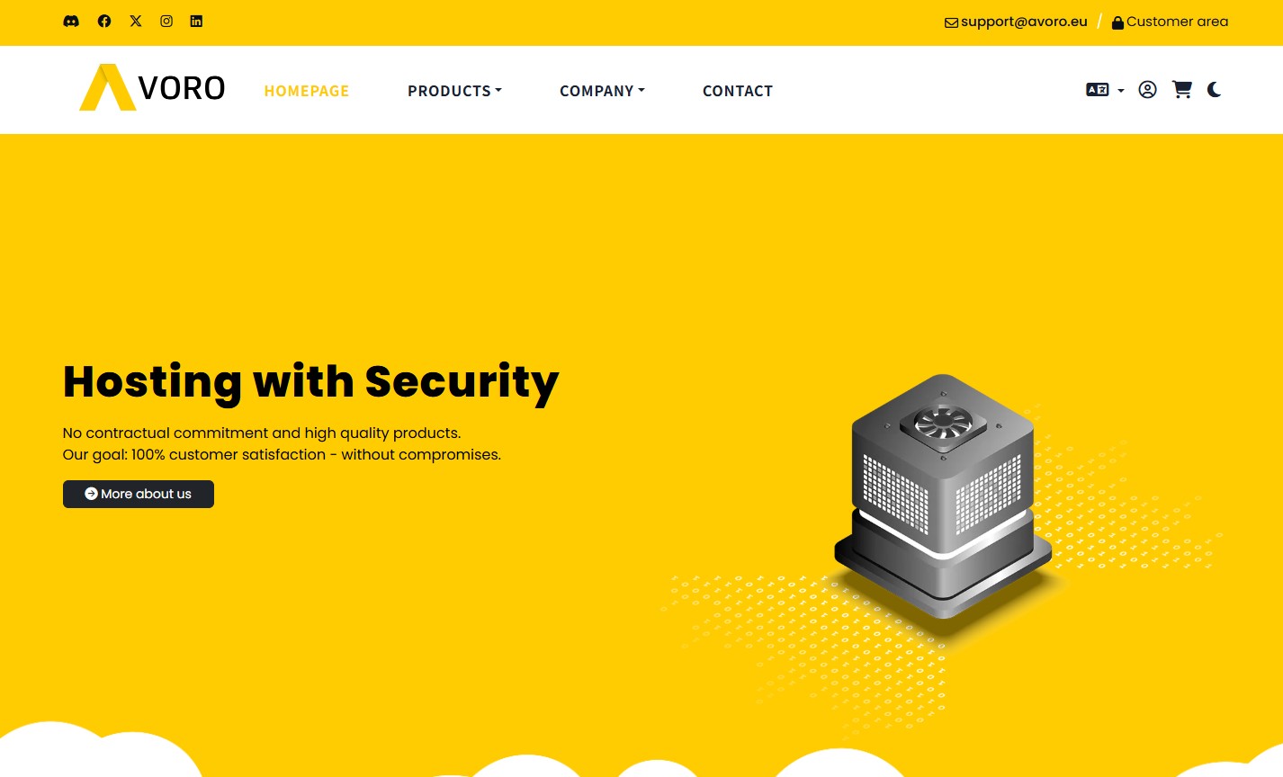Bitcoin VPS on AVORO