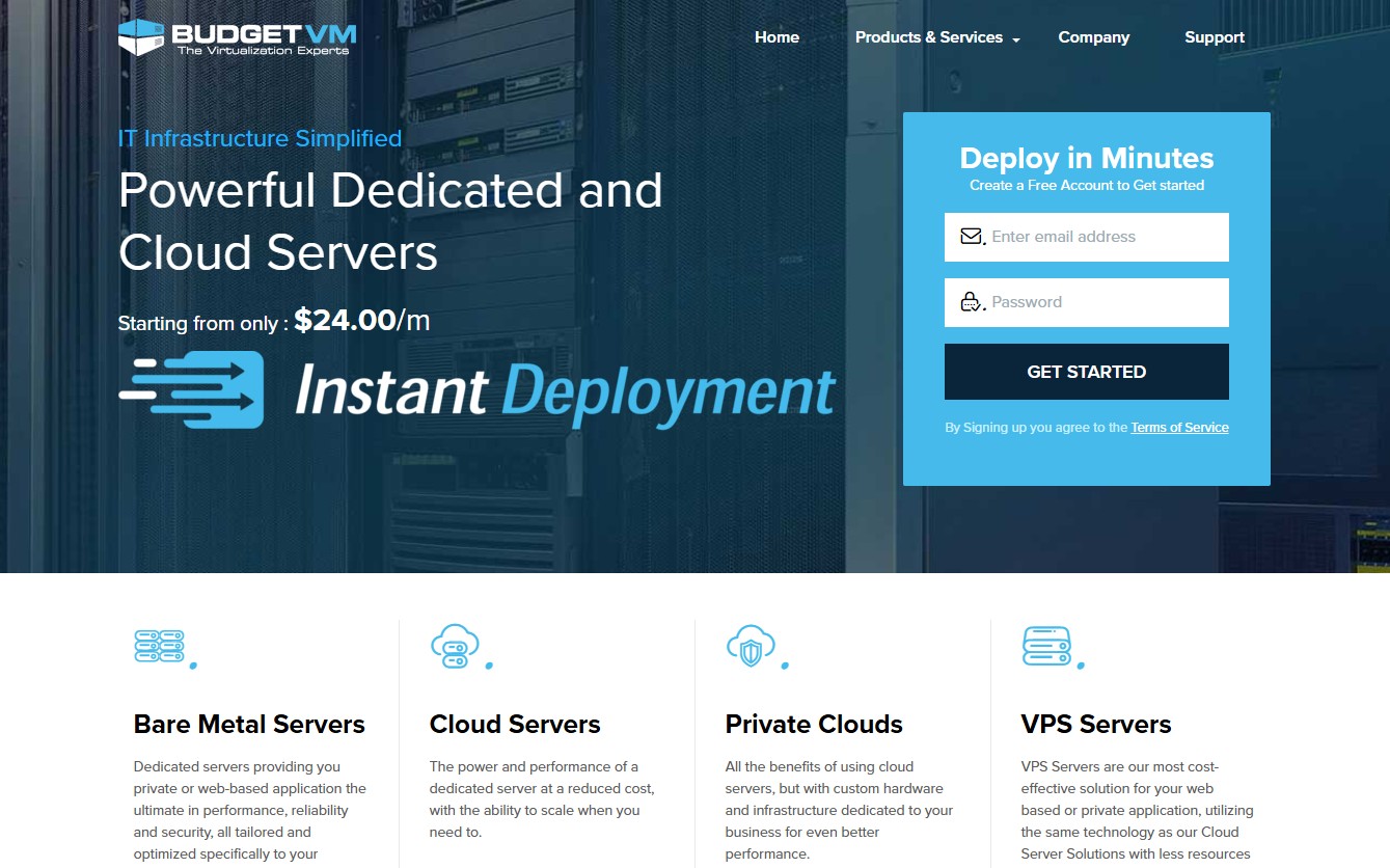 Bitcoin VPS on BudgetVM