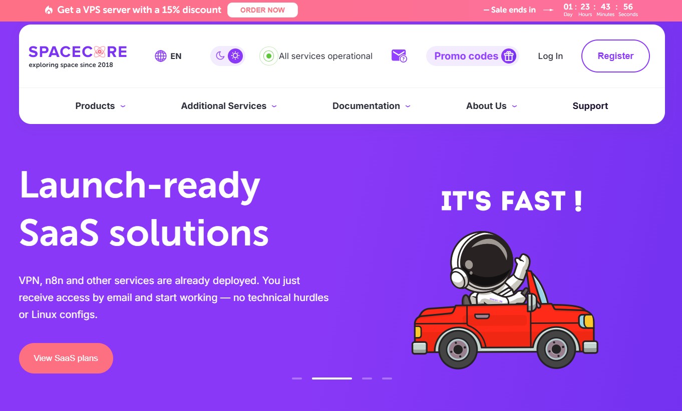 Bitcoin VPS on SpaceCore