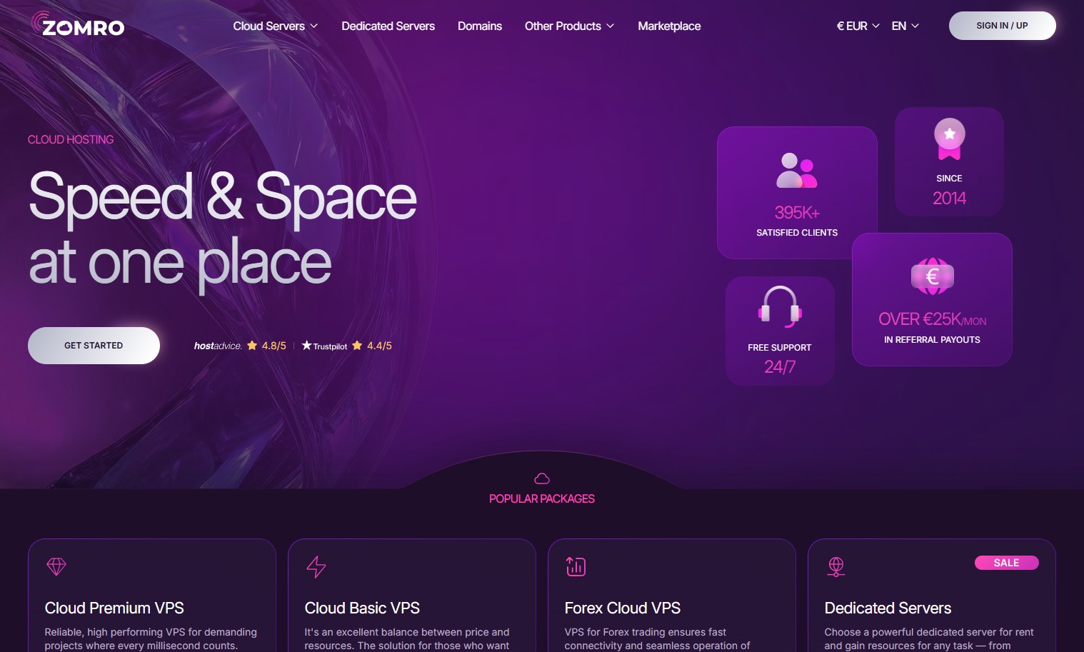 Bitcoin VPS on Zomro